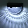 1PC 6LED Solar Wall Light, Waterproof Outdoor Lamp for Courtyard and Garden Decoration