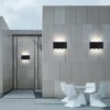 GItex LED Wall Lamp, Outdoor IP65 Waterproof Lighting for Porch, Modern Nordic Style for Indoor, Bedroom, Living Room, and Stairs