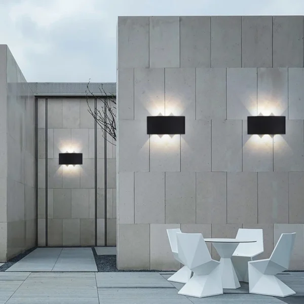 GItex LED Wall Lamp, Outdoor IP65 Waterproof Lighting for Porch, Modern Nordic Style for Indoor, Bedroom, Living Room, and Stairs