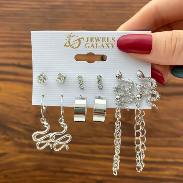 Boho Vintage Pearl Hoop Earrings Set, Gold Heart Butterfly Drop Earrings, Geometric Twist Jewelry Gift for Women