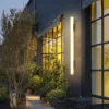 Outdoor Garden Waterproof Wall Lamp, LED Light, Modern Nordic Style for Living Room, TV Background, IP65, 110/220V