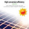 5V 2W Portable Solar Panel, USB Charger for Cell Phones and Power Banks, Ideal for Outdoor Camping