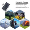 5V 2W Portable Solar Panel, USB Charger for Cell Phones and Power Banks, Ideal for Outdoor Camping