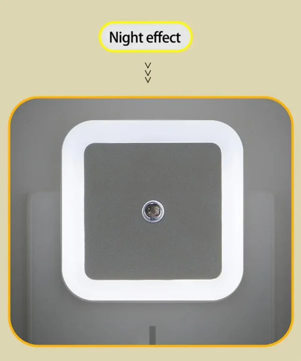 LED Night Light with Motion Sensor, Mini Wall Lamp for Bedroom, Hallway, and Stairs (EU/UK/US Plug)