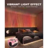 RGBW Dynamic Wave Wall Light, Color-Changing Aurora Washer Lamp with Remote & App, Ambient Light (1 Pack)