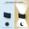Solar Wall Lights, Up & Down LED Outdoor Lamps, Waterproof for Backyard, Garden, and Pathway