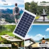 10W 5V USB Solar Panel Charger, 900MA Portable Power System for Mobile Phones, Outdoor Emergency Use