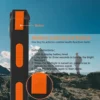 20000mAh Portable Solar Power Bank, Dual USB Fast Charger with LED Light, Waterproof External Battery for Phone