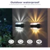 LED Solar Wall Lamp, Waterproof Outdoor Light for Home and Garden Decoration