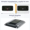 LED Solar Wall Lamp, Waterproof Outdoor Light for Home and Garden Decoration