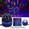 SanjiCook LED Starry Sky Projection Lamp, Rotating Magic Ball Night Light for Bedroom Decoration