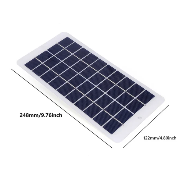 10W 5V USB Solar Panel Charger, 900MA Portable Power System for Mobile Phones, Outdoor Emergency Use