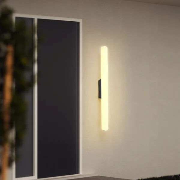 Outdoor Garden Waterproof Wall Lamp, LED Light, Modern Nordic Style for Living Room, TV Background, IP65, 110/220V