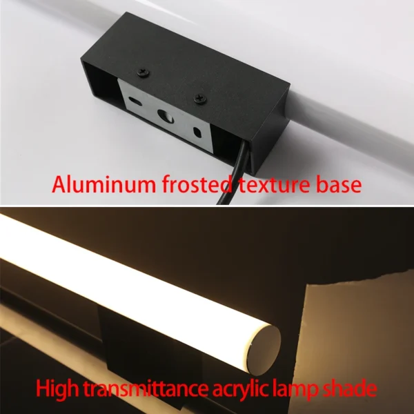 Outdoor Garden Waterproof Wall Lamp, LED Light, Modern Nordic Style for Living Room, TV Background, IP65, 110/220V