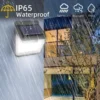 LED Solar Wall Lamps, Outdoor Motion Sensor Lights, Waterproof Garden and Street Lighting, Security Decor Lights