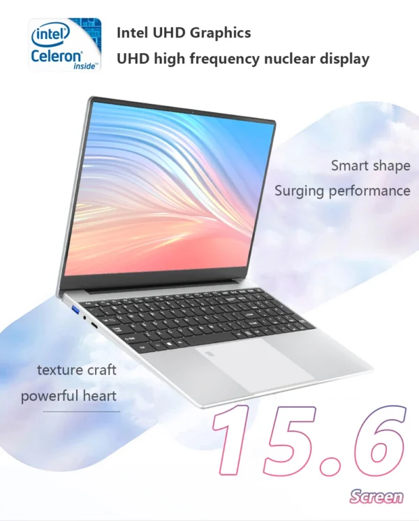 Best 15.6-inch Laptop 24GB RAM 512GB SSD Intel Celeron N5095 Windows 11 Notebook