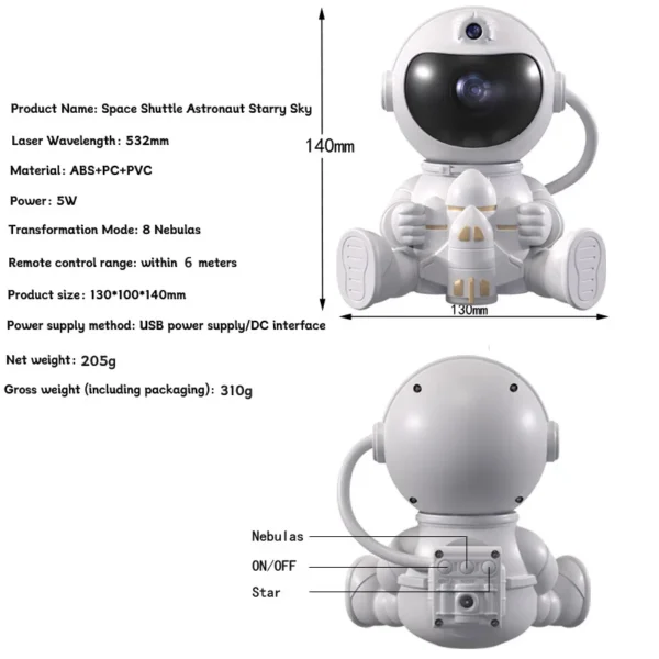 kf-S62515470b5ec4ce296a59675760ba69eH-Rocket-Astronaut-LED-Star-Galaxies-Projector-Night-Light-Starry-Sky-Porjectors-Lamp-For-Decoration-Bedroom-Room Rocket Astronaut LED Star Galaxies Projector Night Light Starry Sky Porjectors Lamp For Decoration Bedroom Room Decor Kids Gift