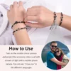 Personalized Circle Photo Bracelet Custom Projection Picture Bracelets Couple Memorial Jewelry Christmas Gift for Women Men