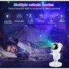 Star Projector Galaxy Night Light - Astronaut Space Projector, Starry Nebula Ceiling LED Lamp with Timer and Remote, Room Decor.