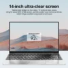 Best 14.1" Ultra Slim Laptop, Intel N3700, 16GB RAM, 2TB SSD, Windows 11 Pro