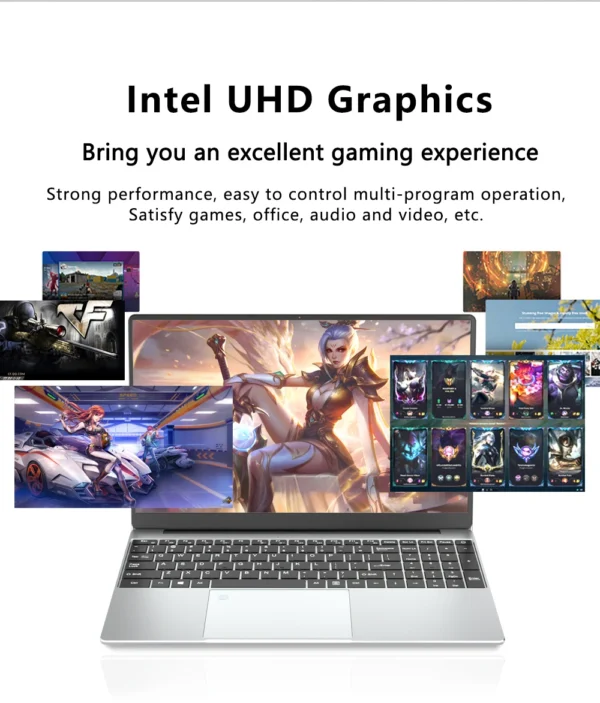 Best 15.6-inch Laptop 24GB RAM 512GB SSD Intel Celeron N5095 Windows 11 Notebook