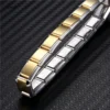 EXCXY Women's 9mm Italian Elastic Charm Stainless Steel Bracelet